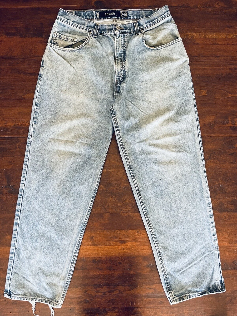 Vintage Levis Silvertab Jeans Adult 34X30 Blue Baggy Straight Leg