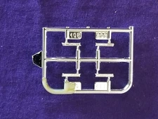 1972 FORD F250 4X4 HOOD EMBLEMS from Moebius 1:25 Model Kit 67-72