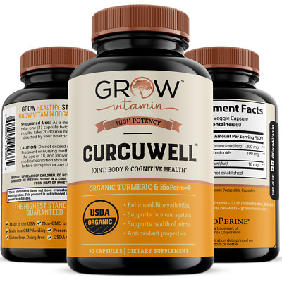 Curcumin with Black Pepper, Qunol 2250mg Turmeric Extract with 95% Curcuminoids,