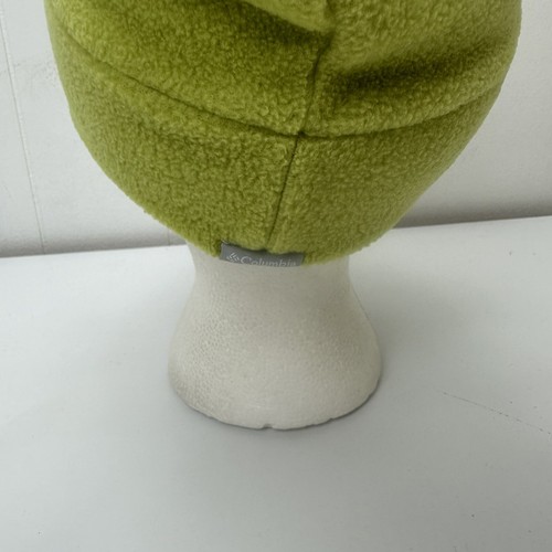 Columbia Beanie Hat Winter Cap Youth S / M Green Fleece Outdoors Hiking - Picture 5 of 12