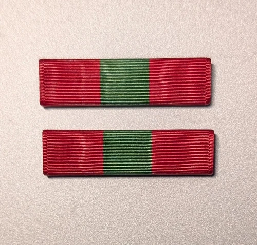 CORRECT SIZE - TXSG NCO PME Ribbon - Moiré Ribbon Made in USA -New-Set of 2