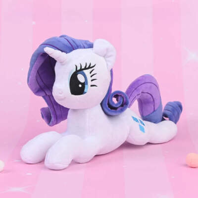 NEW My Little Pony Series Lying Down Plush Miniso AUTHENTIC Rarity
