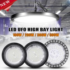 UFO LED Hallenbeleuchtung Industrielampe Hochregal Hallenstrahler Hallenlampe