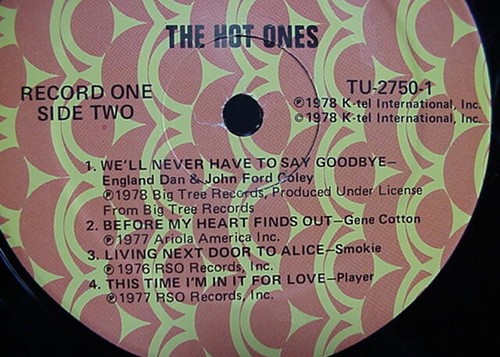 The HOT ONES K-TEL 2 LP Record ABBA Trammps Smokie KC OVP - Bild 10 von 14