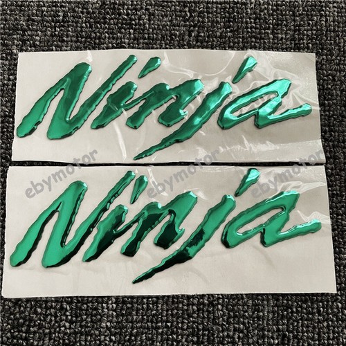 Motorcycle Fuel Gas Tank 3D Emblem Decals For Kawasaki Ninja Bike Badge Stickers - Bild 8 von 8