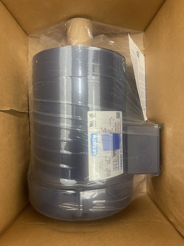 Leeson c143t11fc1h Electric Motor, 3/4 HP, 1140 RPM, 208-230/460 V, Shaft 7/8 - Picture 1 of 7