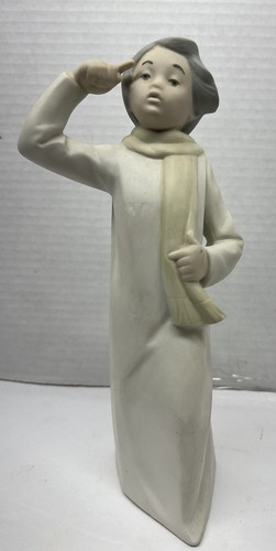 Figura Rex Valencia Vintage Hecha a Mano España "Lote de 2" Niño y Niña 9 1/2" - Imagen 4 de 13