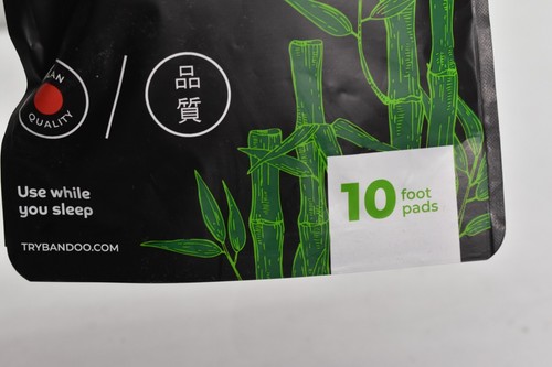 Bandoo Natural Cleansing Foot Pads - 10 Detox Patches - All Natural Bamboo - Picture 8 of 8