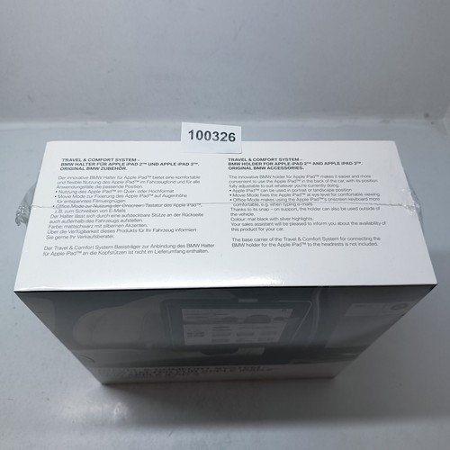 SUPPORTO APPLE IPAD 2 3 HOLDER ORIGINALE PER BMW 51952293656 - Foto 8 di 8