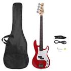 New 8 Colors Glarry Gp 4 Strings Electric Bass Guitar + Cord + Wrench