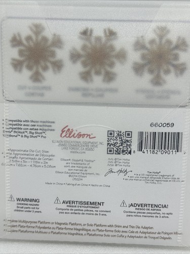 Sizzix Thinlits Dies PAPER SNOWFLAKES 660059 Tim Holtz Alterations 5 Dies Rare - Picture 2 of 4