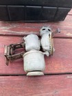 Antique Powell Hanmer Dazzler Carbide Bicycle Lamp Vintage Motorcycle Bike Light — photo 2