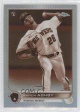 2022 Topps Chrome Sepia Refractor Aaron Ashby #80 6u5