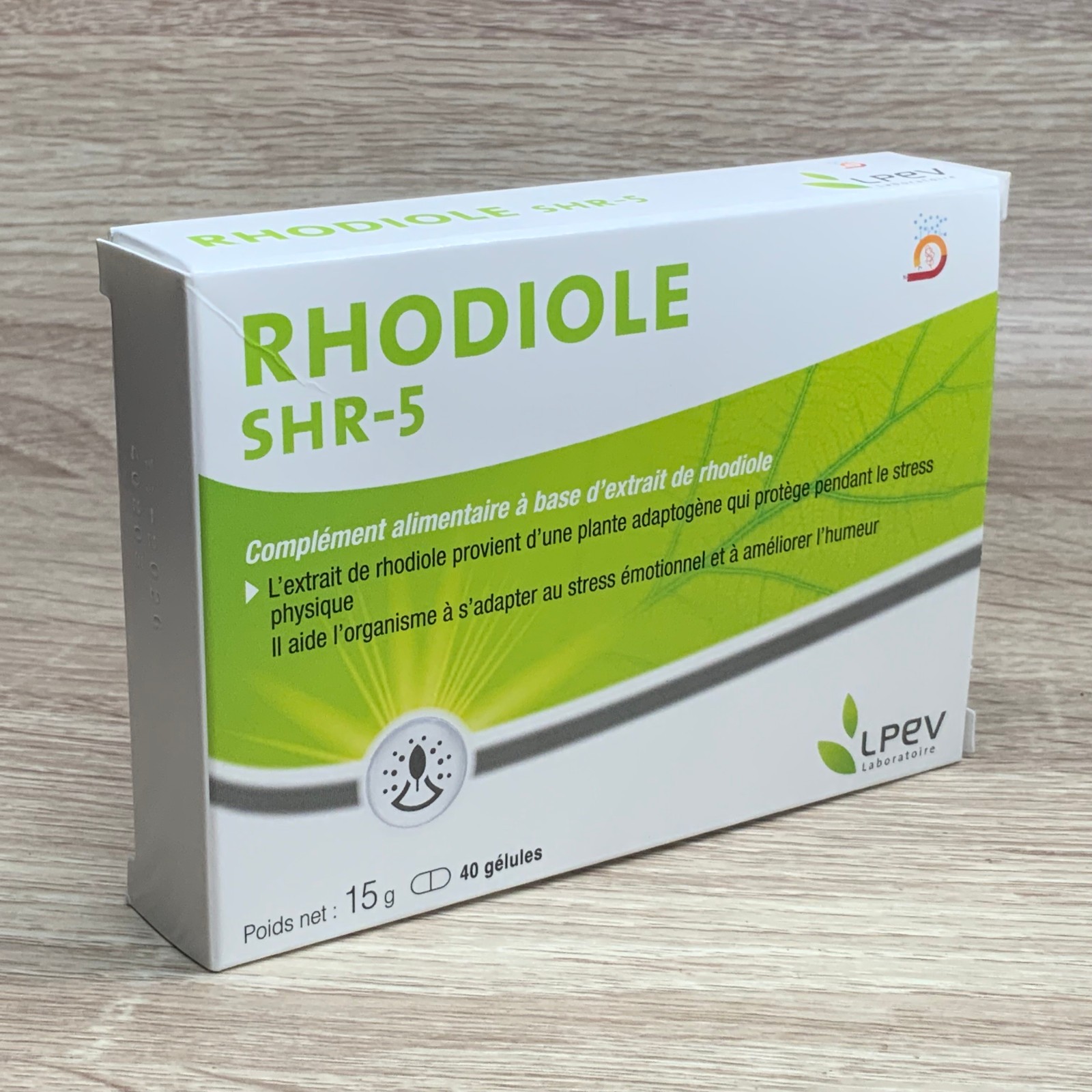 Réduire le stress émotionnel avec Rhodiole SHR-5 LPEV 40 gélules adaptogènes