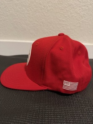 The Marathon Clothing TMC Red Adjustable Snapback Hat Men | eBay
