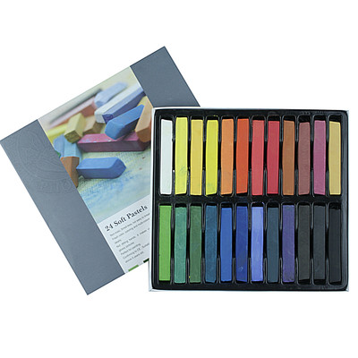 Trockene Pastellfarben Set 24 Stück Phoenix, Künstlerpastell, Malen auf Papier