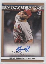 2020 Topps Baseball Stars Series 2 Gold 32/50 Junior Fernandez #BSA-JF Auto 0t2