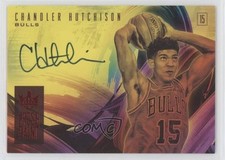 2018-19 Panini Court Kings Fresh Paint Ruby 92/99 Chandler Hutchison Auto rf2