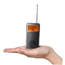 RF205 FM Radio with Bluetooth Headphone Output, Portable Pocket Mini Radio FM