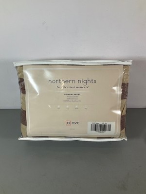 Northern Nights King Size Mahogany Down Blanket - 300TC, 650 Fill Power
