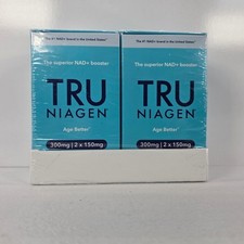 2 Pk Tru Niagen 300mg NAD Booster 120ct 150mg Capsules Exp 04/2028