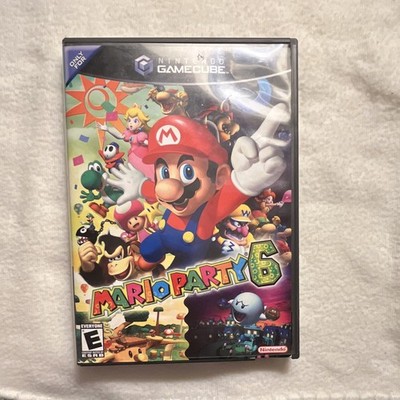 Nintendo Mario Party 6 Mario Party  GameCube w/ Case Disc E 2004 WORKS