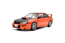 SOLIDO S1812304 SUBARU IMPREZA WRX STI ORANGE METALLIC 2003 1/18