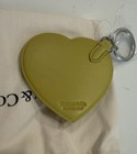 Tiffany & Co. New Chartreuse Leather Heart Keychain “Return to Tiffany & Co." — photo 3