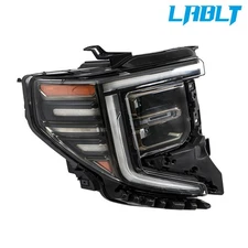 LABLT Right Side Full LED Grey Headlight For 2022-2024 GMC Sierra 1500 AT4/AT4X