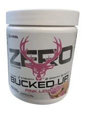 Bucked Up Pink Lemonade Bucked Up Non-Stimulant No Caffeine Exp 3/27 30 Servings