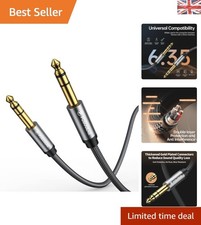 Universal 2M Braided Guitar Cable - 6.35mm Jack for Silent Signal Transmission
