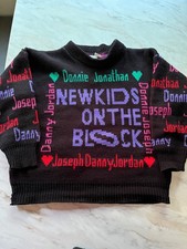 New kids on the block vintage child sweater size girls 8-10