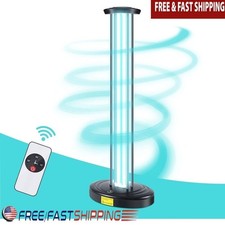 100W UVC Home Purification Device Mold Remover Ozone Generator Allergy Relief US