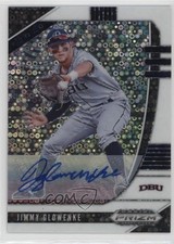 2020 Panini Prizm Draft Picks White Donut Circle 46/50 Jimmy Glowenke Auto 0su2
