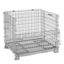 Global Industrial Folding Wire Container 32x20x21 1000 Lb. Capacity
