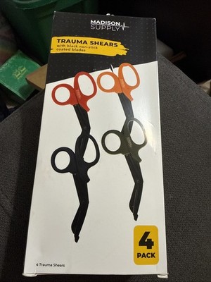 Madison Supply Trauma Shears 4 pack Never Used