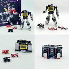 PT-04 Black Soundwave PT04B G1 Mini Robot Action Figure, DX9 Toys for Kids