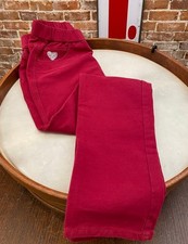 Quacker Factory Brick Red Short DreamJeannes Pull-On Slim-Leg Pants New