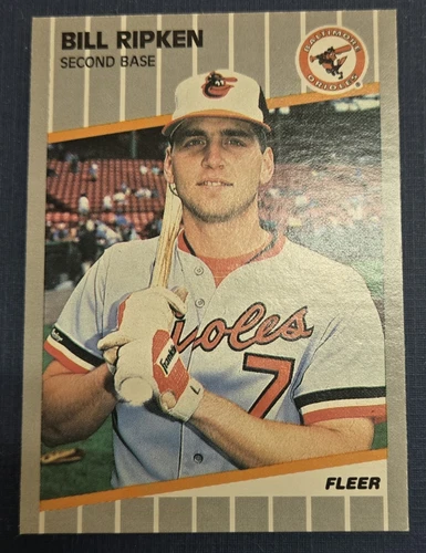 Rare Lot of 10 White Out 1989 Fleer Bill Ripken Cards – No Grading – Authentic