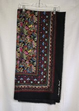 61 X 61" Pashmina Scarf Wrap Shawl Multicolored Signed Patijima Marii EUC