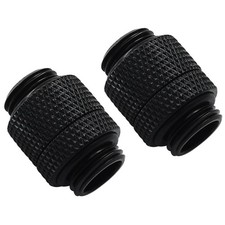 2Pcs G1/4" Male to Male Extender Fitting with O-Ring for Computer Water Cooli...
