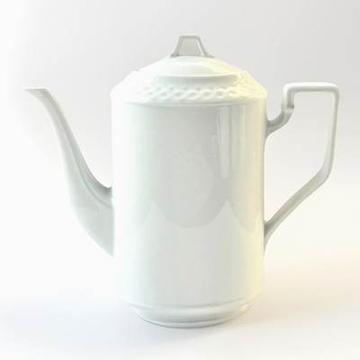 Vintage Hutschenreuther Blanche Comtesse Coffee Pot Porcelain 1983 Germany
