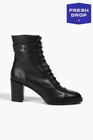 RRP€776 JIMMY CHOO Cayo Leather Ankle Boots US6 UK3 EU36 Black Made in Italy