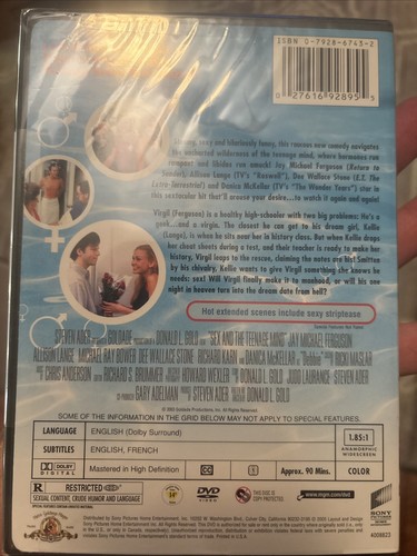 Sex and the Teenage Mind (DVD, 2006) Brand New Free Shipping - Picture 2 of 2