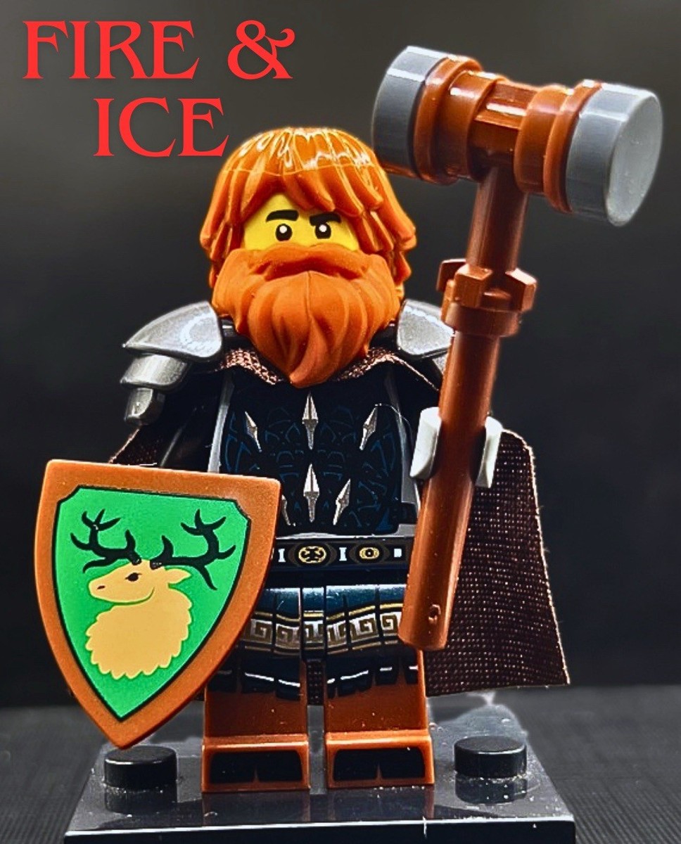 forestman出品 LEGO Castle Viking Forestman King Minifigure Armor Kingdoms D&D