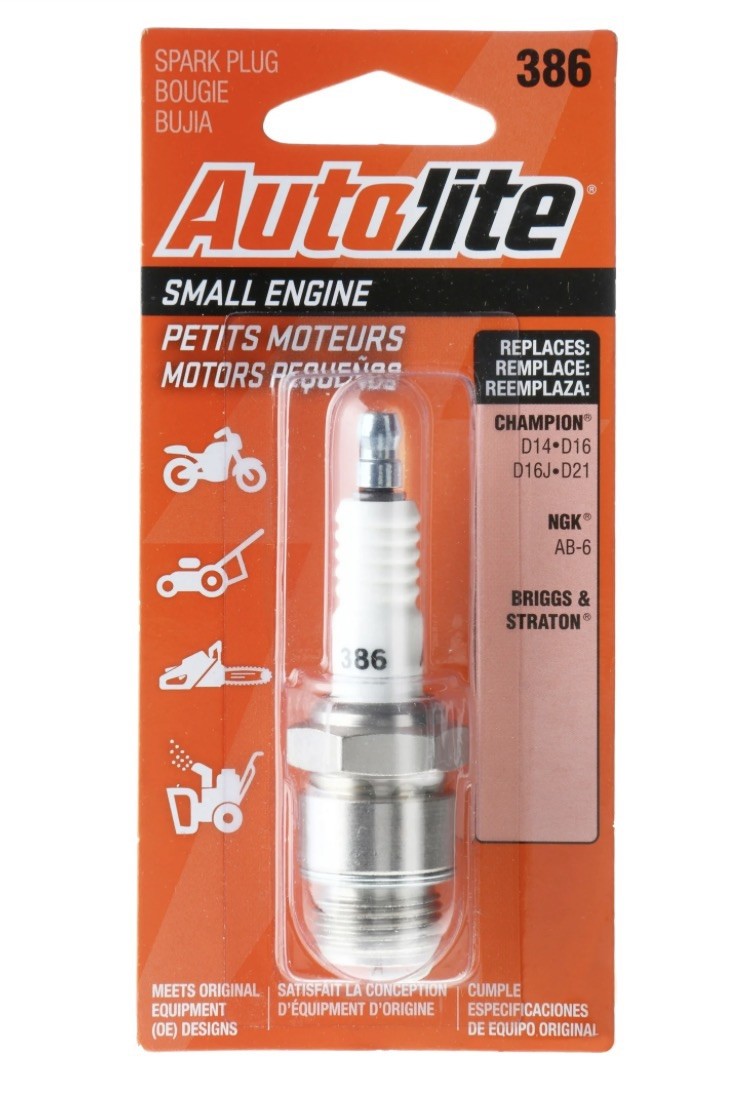 Set of 4 New Autolite 386 Copper Resistor Spark Plugs for Checker Marathon 1964