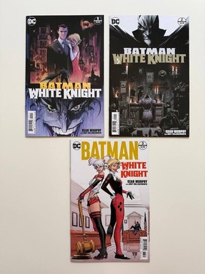 BATMAN: WHITE KNIGHT #1 #2 #3 SET (2017) | VF - | First Prints + Variant B