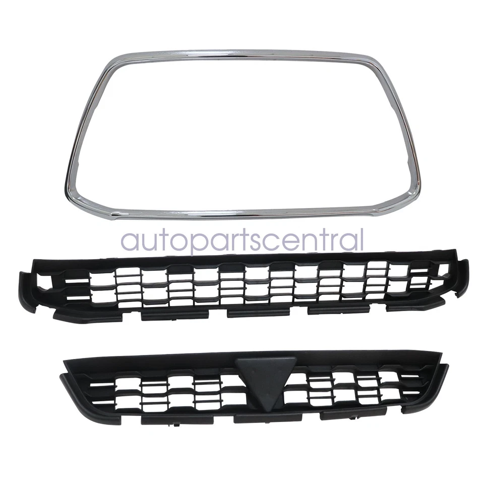 Parrilla delantera con moldura envolvente para RVR Mitsubishi Outlander Sport ASX 13-15 Foto 2 de 4