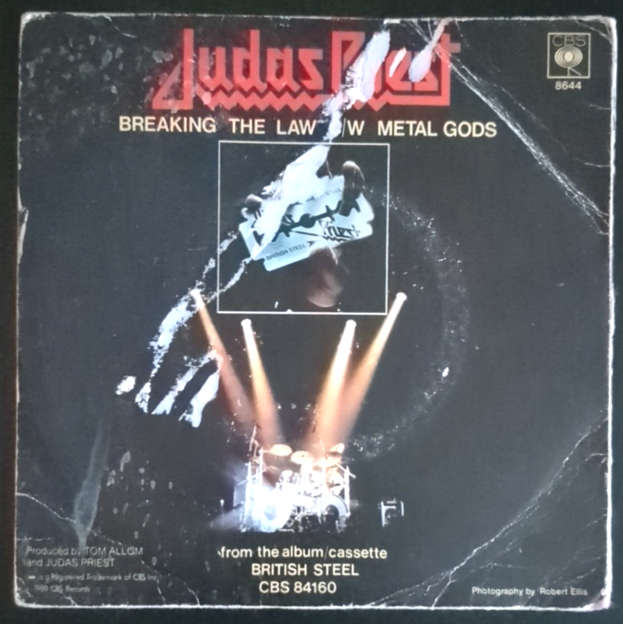 Judas Priest: Breaking The Law 1980 CBS-UK -7