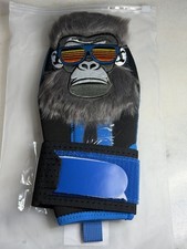 Big Crazy Black Blue Gray gorilla baseball sliding mitt hand protector youth S